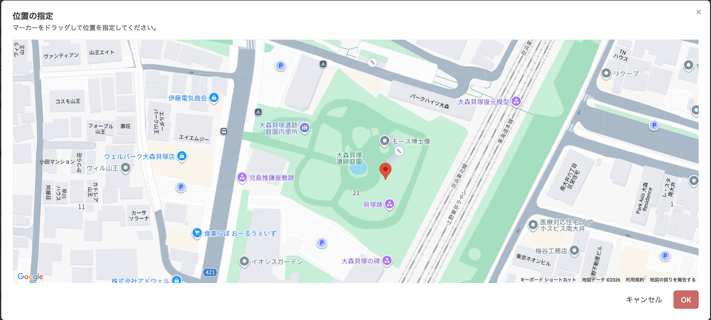 Googleマップの画像